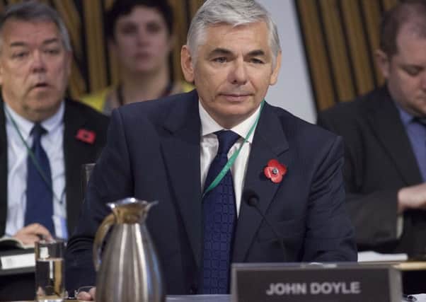 Police Scotland are reviewing claims John Doyle withheld information to receive a pay-off. Picture: Scottish Parliament