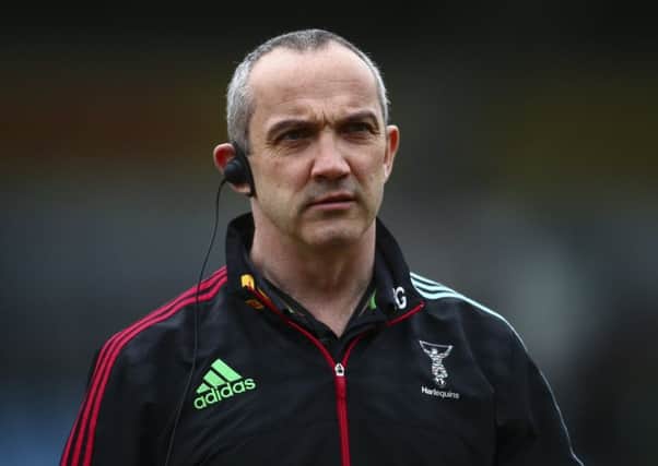 Conor O'Shea is currently director of rugby at Harlequins.  Picture: Jordan Mansfield/Getty Images