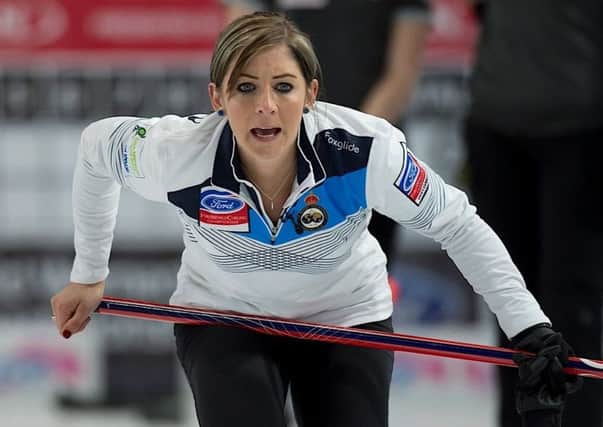 Scotland skip Eve Muirhead has seen her team lose consecutive matches to Switzerland and Japan in Swift Current, Canada.