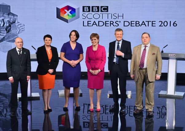 The party leaders debate was dominated by tax issues. Picture: Getty Images