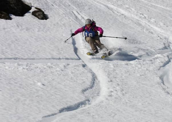 Lawers of Gravity 2016 no 6: Katie Small (winner, women's ski)