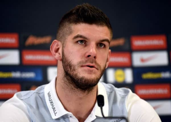 Fraser Forster is set to start for England tonight. Picture: AFP
