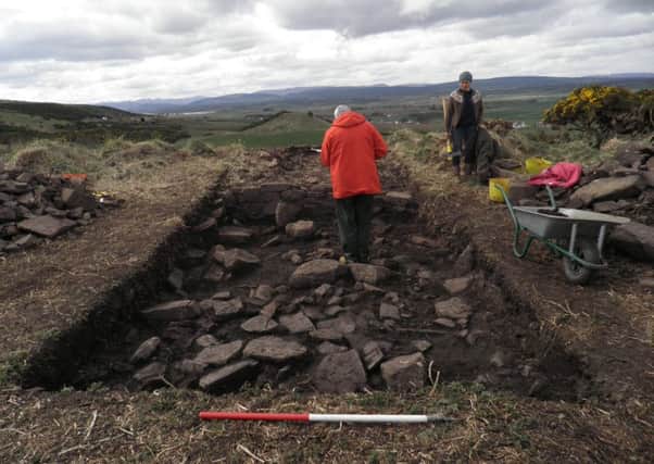University of Aberdeen archaeologists at a dig site. Picture: University of Aberdeen