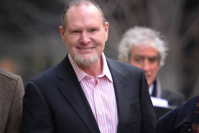 Former footballer Paul Gascoigne. Picture: PA