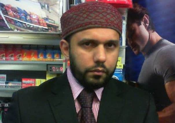 Shopkeeper Asad Shah was attacked on Thursday.