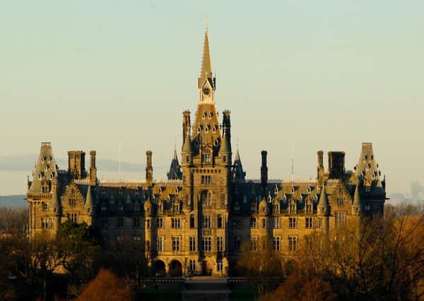 Fettes College, Edinburgh, in the sunlight. Picture: TSPL