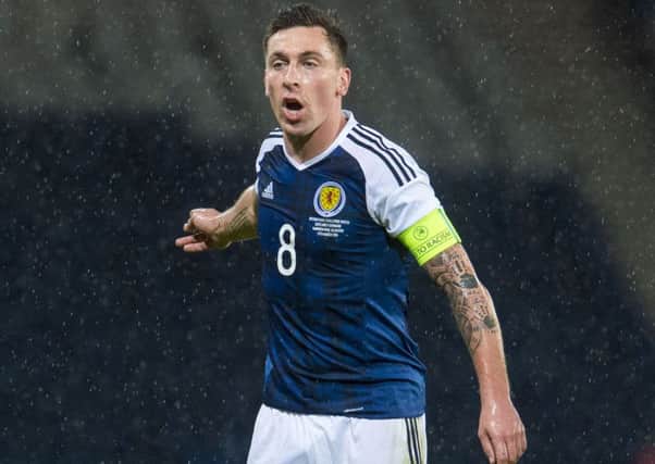 Scotland captain Scott Brown in action against Denmark. Picture: Craig Foy/SNS