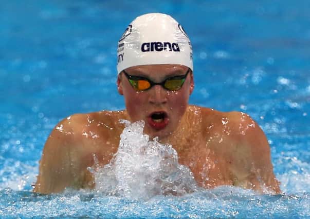 Britain's Adam Peaty has called for more drug testing in swimming. Picture: Marwan Naamani/AFP/Getty