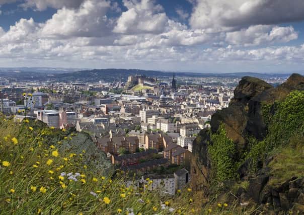 Edinburgh city from Salisbury Crags. Picture: Allan Wright, Castle Douglas, Dumfries & Galloway (2nd Scottish Landscape - Urban Greenspace category)