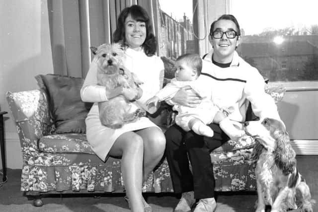 Ronnie Corbett photographed with his wife Anne Corbett and their daughter Emma Corbett