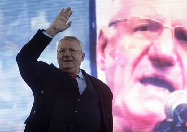 Vojislav Seselj defended himself at the war crimes tribunal. Picture: AP