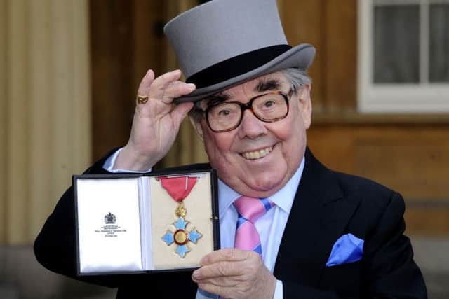 Ronnie Corbett after he received his CBE in 2012. Picture: PA