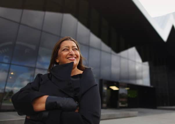 Dame Zaha Hadid was honoured by Queen in 2012. Picture: Getty