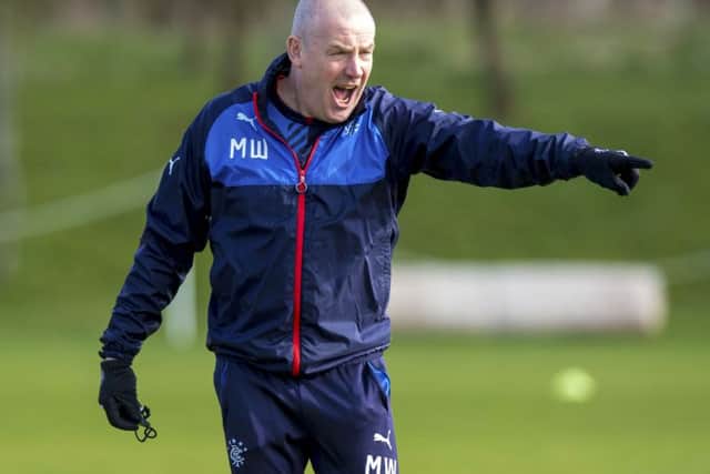 Mark Warburton in nonplussed by talk he may not be able to handle the pressure. Picture: SNS