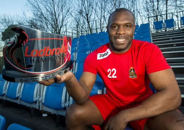 Christian Nade regards March as one the best months of his career after being named Ladbrokes Championship Player of the Month. Picture: SNS