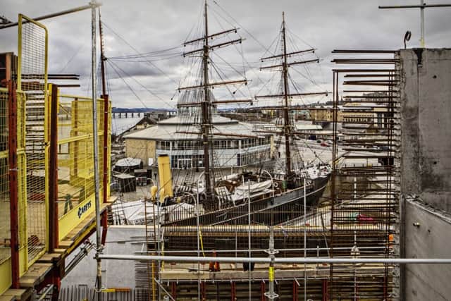 A view of the RRS Discovery from the building core. Picture: V&A Dundee