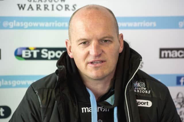 Gregor Townsend has selected a strong team to start Glasgows game against Treviso tonight as the Warriors hunt down a play-off place. Picture: SNS