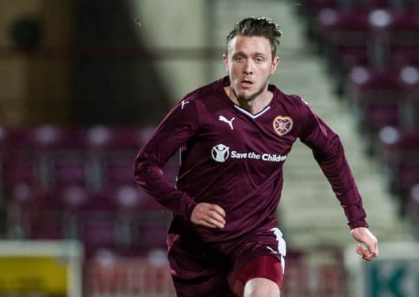 The Hearts defender captained the Scotland under-21s on Tuesday. Picture: Ian Georgeson