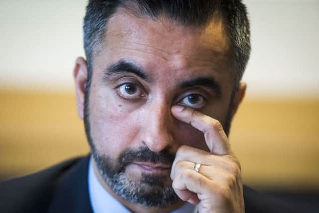 Aamer Anwar chaired an event last week bringing together the various factions of Glasgow Central Mosque and stressed it would take time to implement new procedures. Picture: Danny Lawson/PA Wire