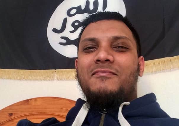 Junead Khan was found guilty at Kingston Crown Court of preparing to carry out a terror attack on US military personnel in Britain. Picture: PA