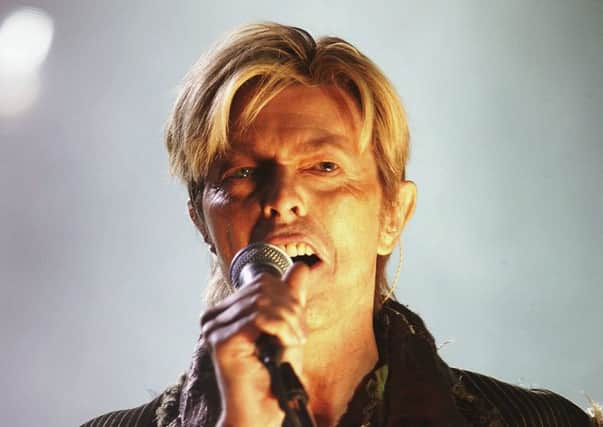 David Bowie died in January aged 69.