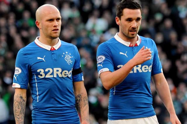 Both Nicky Law and Nicky Clark are expected to depart Rangers. Picture: Lisa Ferguson
