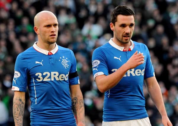 Both Nicky Law and Nicky Clark are expected to depart Rangers. Picture: Lisa Ferguson