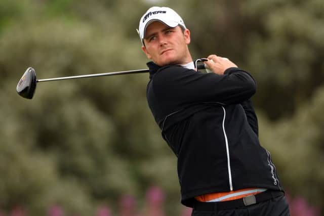 Haggs Castle's Barry Hume is three off the halfway pace despite opening with a ten-under-par 61 in the Scottish Champion of Champions at Leven Links. Picture: Andrew Redington/Getty Images
