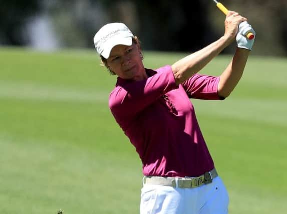 Catriona Matthew shot a two-under 70 in the third round at Mission Hills in California. Picture: Getty Images