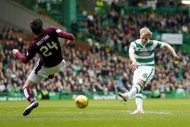 Gary Mackay-Steven fires home an impressive 15th-minute equaliser. Picture: PA