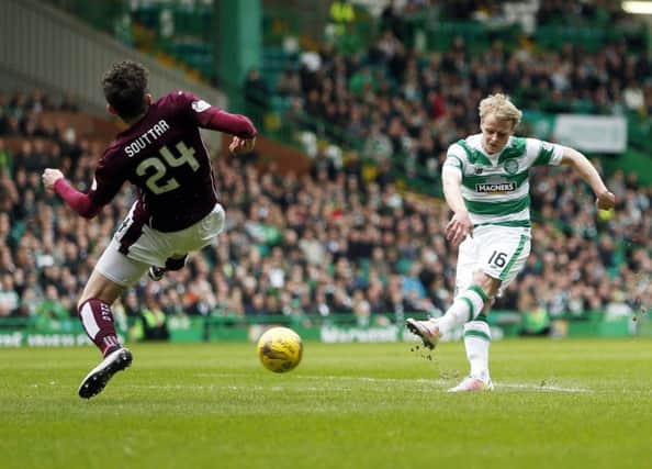 Gary Mackay-Steven fires home an impressive 15th-minute equaliser. Picture: PA