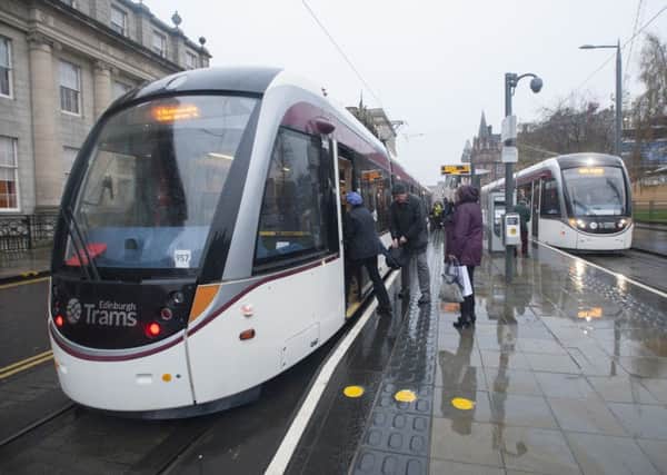 The tram system was completed in 2014, years late and massively over budget. File picture: Lesley Martin