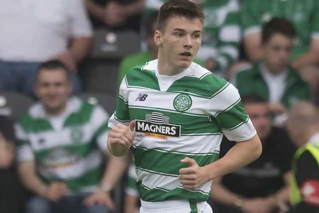 Kieran Tierney has emerged as a shock target for Liverpool - and the Reds could pay big bucks to get their man. Picture: Getty Images