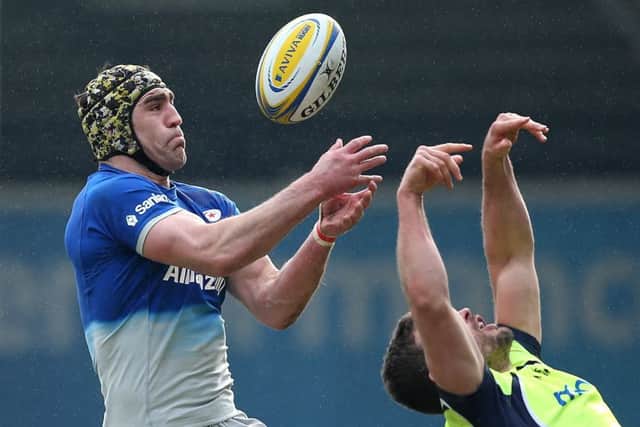 Kelly Brown is enjoying an Indian Summer to his career with English tabletoppers Saracens. Picture: Getty