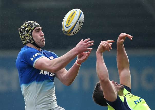 Kelly Brown is enjoying an Indian Summer to his career with English tabletoppers Saracens. Picture: Getty