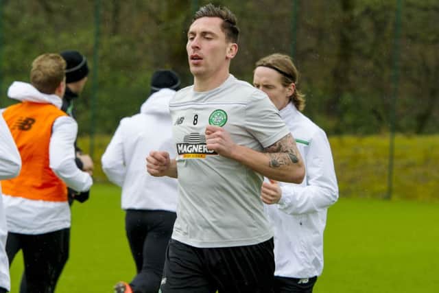 Celtic captain Scott Brown believes there is too much focus on a wee slide tackle here and there. Picture: SNS