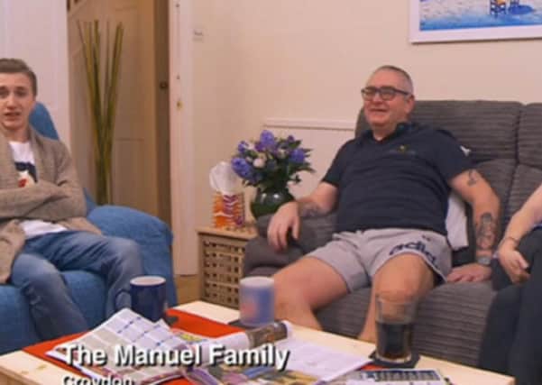 The mug was blurred out on Channel 4s catch-up service Picture: YouTube