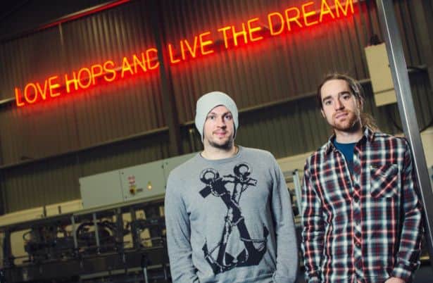 BrewDog co-founders James Watt and Martin Dickie.