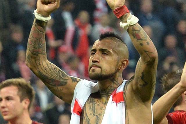 Arturo Vidal: His early goal separated the sides in Munich. Picture: AP