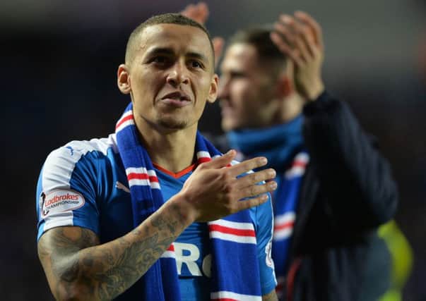 Tavernier's goal secured Rangers' promotion to the Ladbrokes Premiership. Picture: Getty
