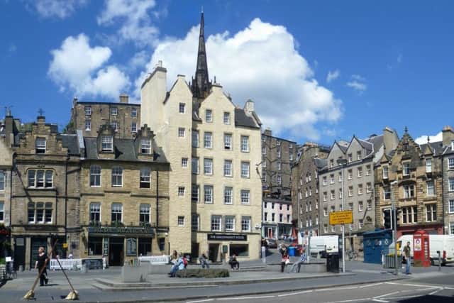 The sort in the Grassmarket where the gallows once stood, and Maggie was hung Picture: Wiki Commons