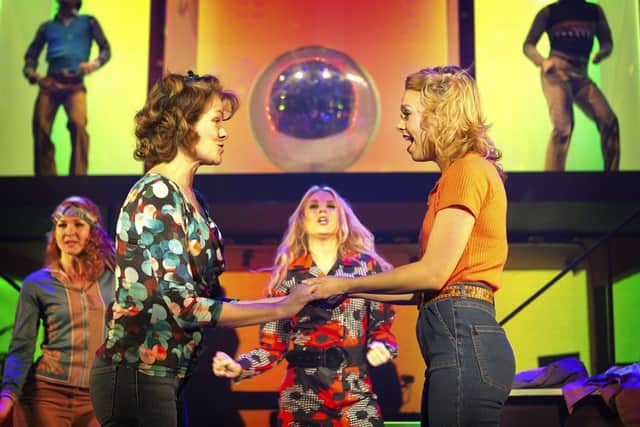 Janet Dibley, left, and Daisy Steere in Jackie The Musical
