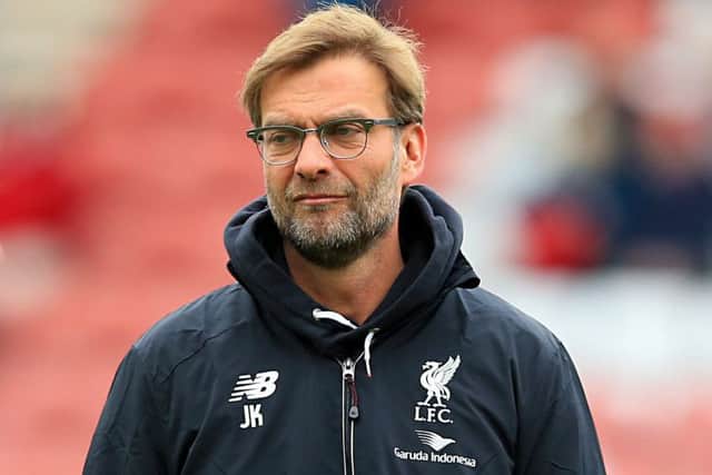 Jurgen Klopp: Welcomed. Picture: PA