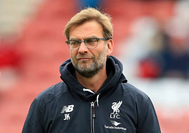Jurgen Klopp: Welcomed. Picture: PA