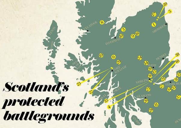 Scotland's protected battlegrounds. Picture: TSPL