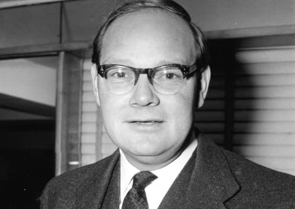 Portrait of television personality Cliff Michelmore. Picture: Central Press/Hulton Archive/Getty Images