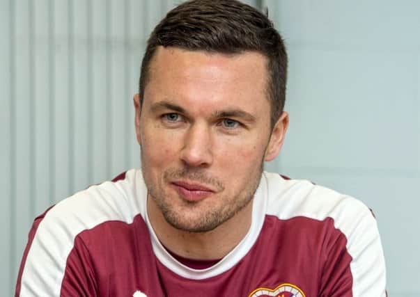 Hearts' Don Cowie is fighting to be fit to face Aberdeen. Picture: SNS