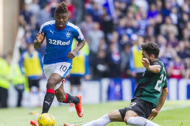 Nathan Oduwa starred in a 5-0 victory over Raith Rovers early in the season. Picture: SNS