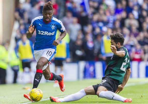 Nathan Oduwa starred in a 5-0 victory over Raith Rovers early in the season. Picture: SNS