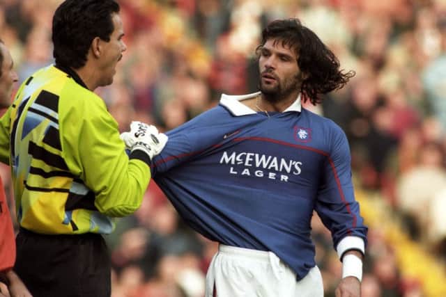 Former Rangers striker Marco Negri, right, believes the club have every chance of winning next weekend's Old Firm derby clash. Picture: SNS